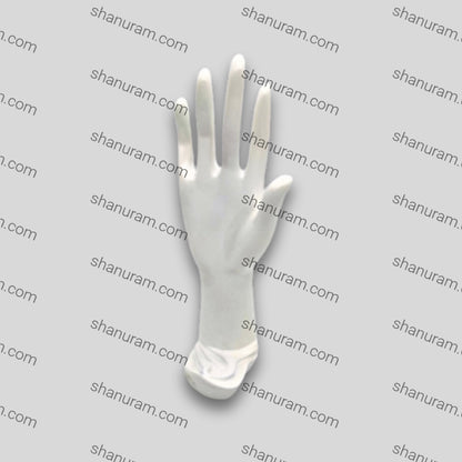 Hand Finger Jewellery Chain Ring Bracelet White Display Stand Holder