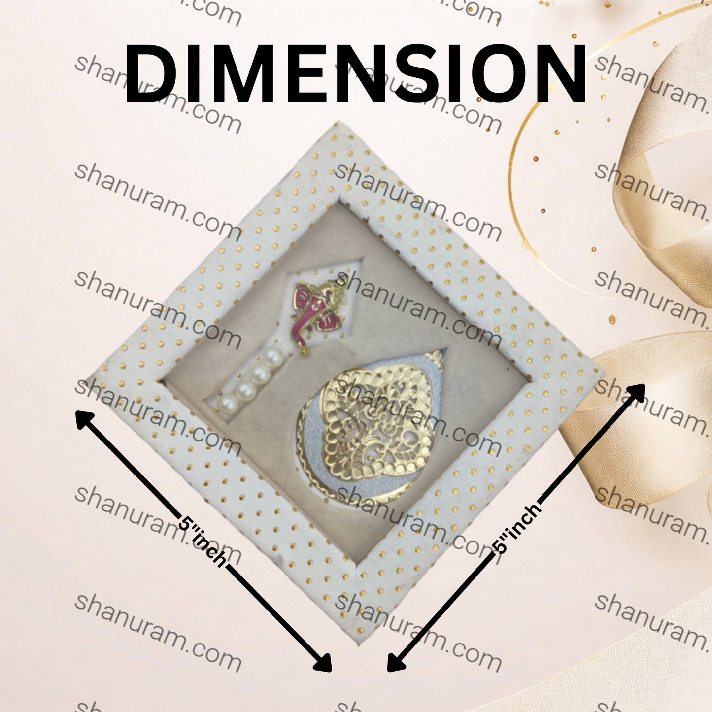 Fancy Single Coin With Ganesh Ji Box