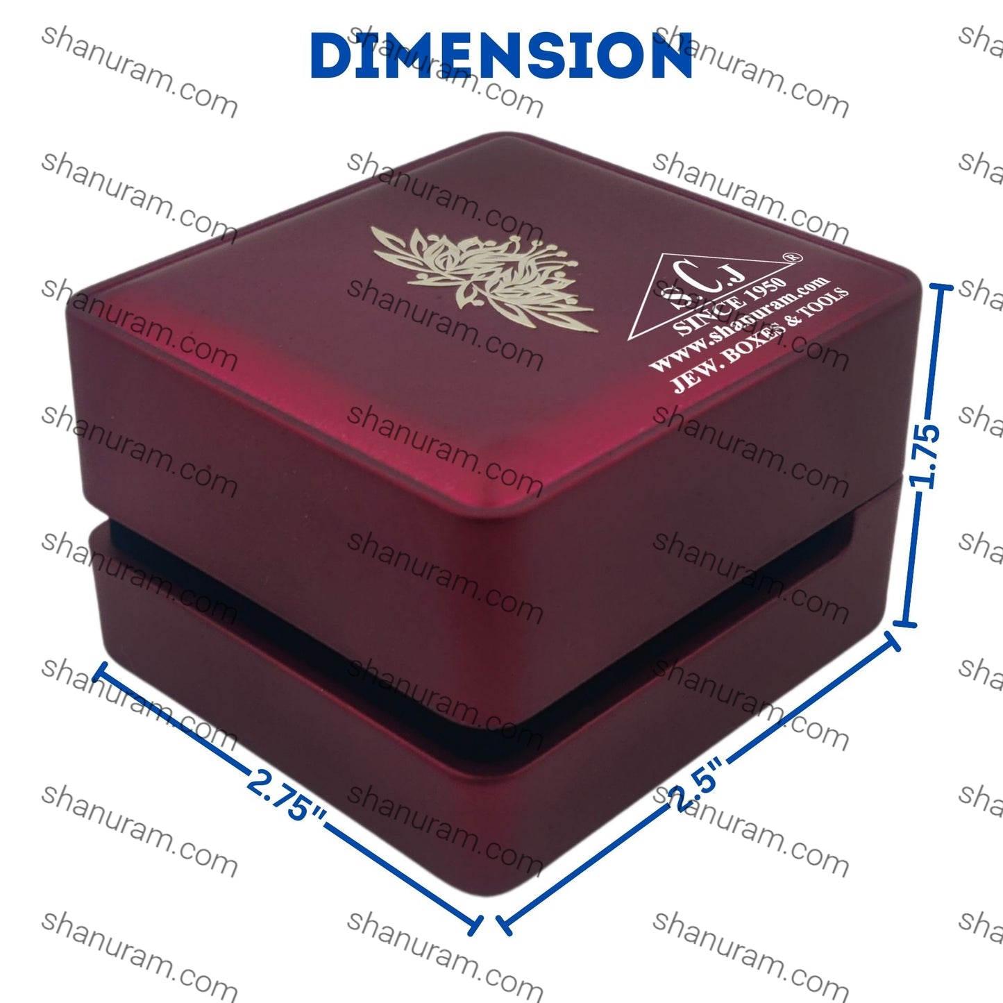 Premium Red Silk Series Ring LED Light Box