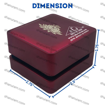 Premium Red Silk Series Ring LED Light Box