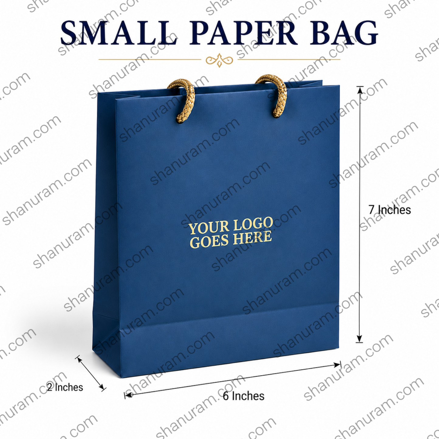 Premium Colored Paper Gift Bags with Rope Handles | Small (6×7×2") & Big (9×12×2.25") | Luxury Paper Carry Bags
