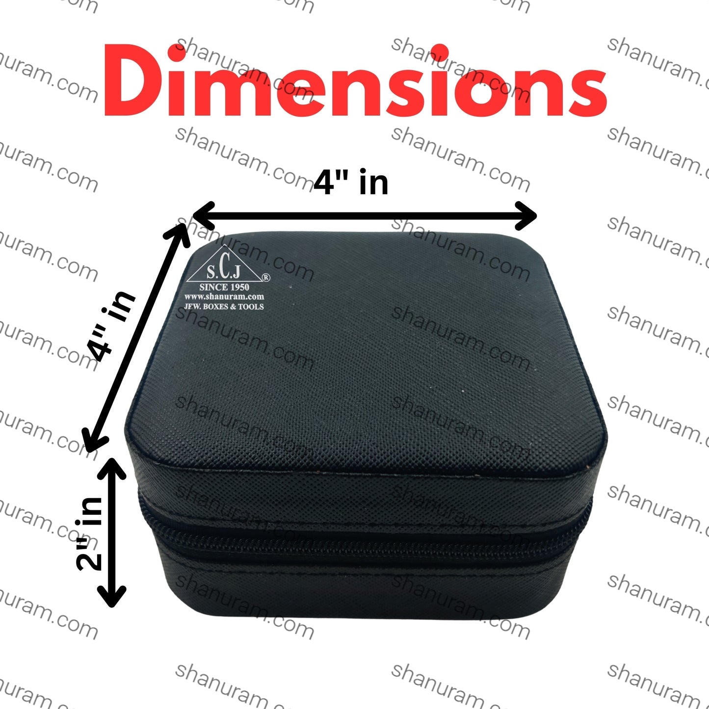 Black Premium Multi-Function Jewellery Organizer Case for Earrings, Chains & Rings