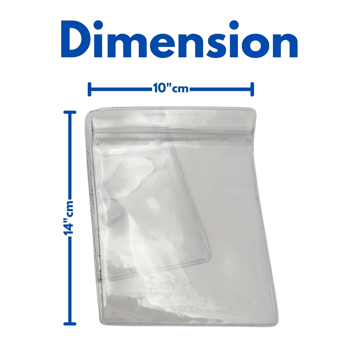 Hard Zip Lock Pouch – 100 Piece Pack (10x14 cm) | Durable Resealable Storage Bags