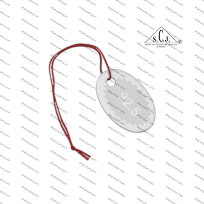 High Quality Silver Jewelry Tags – 92.5 Pre-Printed (Pack of 10 Bunches | Approx. 500 Tags)