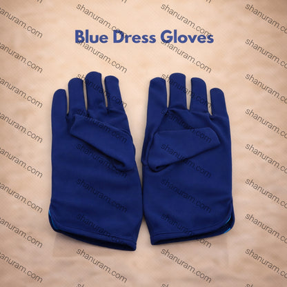 Poleyester Fiber Dark Blue Gloves