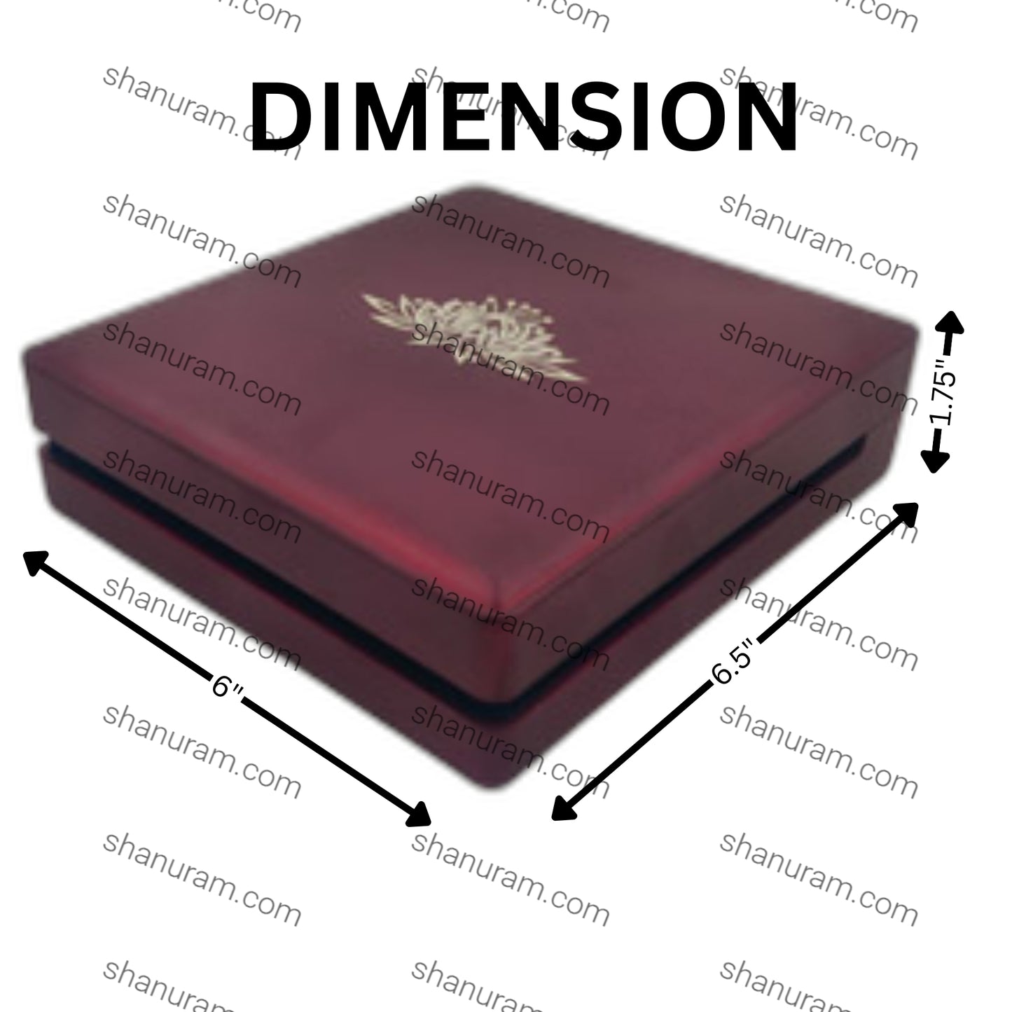 Premium Red Silk Series Small Necklace Set LED Light Box
