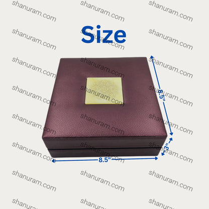 Leather Type Marble Polish Choker Set LED Light Box