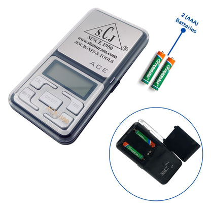 ACE MH-300 Pocket Weighing Scale – 300g x 0.01g Digital Jewelry Scale