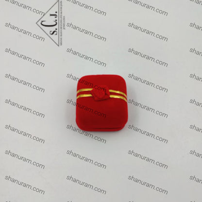 Small Fancy Red Velvet Tops Box