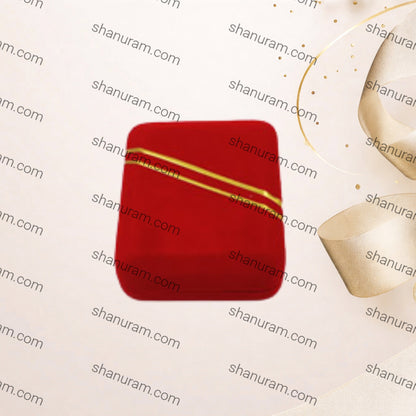Red Velvet Rectangular Tops Box