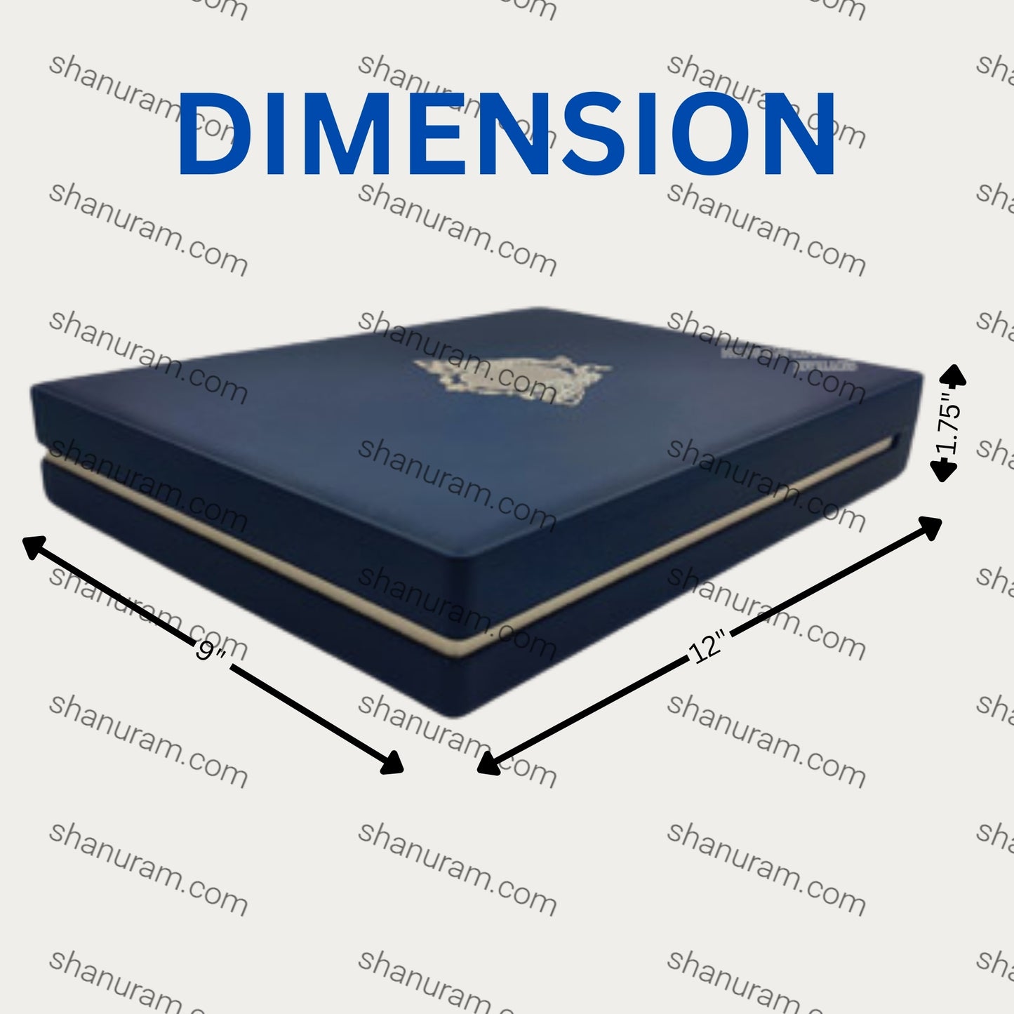 Premium Blue Silk Series Large Necklace Set LED Light Box