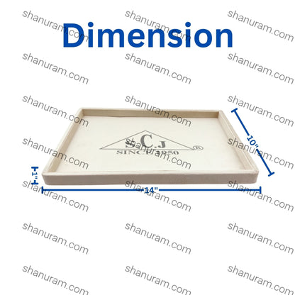 Cream Suede Fabric Jewellery Display tray