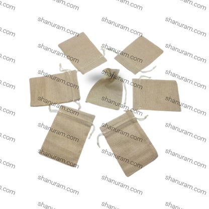 SCJ Jute Pouch – Eco-Friendly Small Jute Bags for Gift, Jewelry, Packaging (10" x 8" Centimeter, 50 pcs)