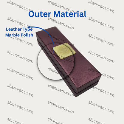 Leather Type Marble Polish Chain LED Light Box