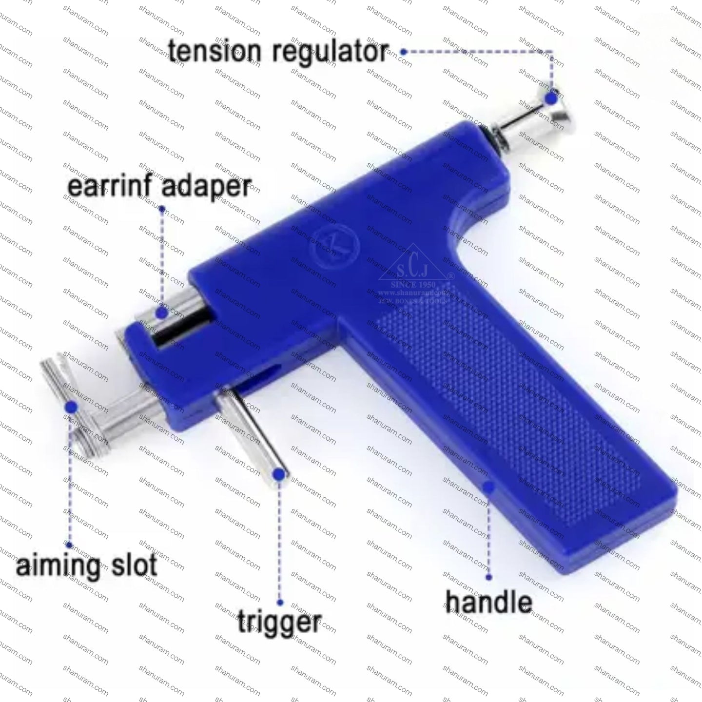 Ear Piercing Steel Gun Equipment For hospitals For Professional For Normal Skin
