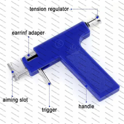 Ear Piercing Steel Gun Equipment For hospitals For Professional For Normal Skin