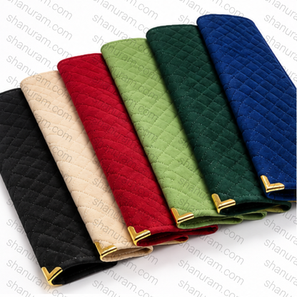 SCJ Premium Suede Jewellery Display Counter Cloth 18 x 25 Inches with Metal Corners | Jewellery & Gemstone Display Mat