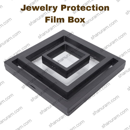 4 No. | Jewelry Protection Film Box Pack of 100 | Film Box | Jelly Membrane Floating Display Case | 11 x 11
