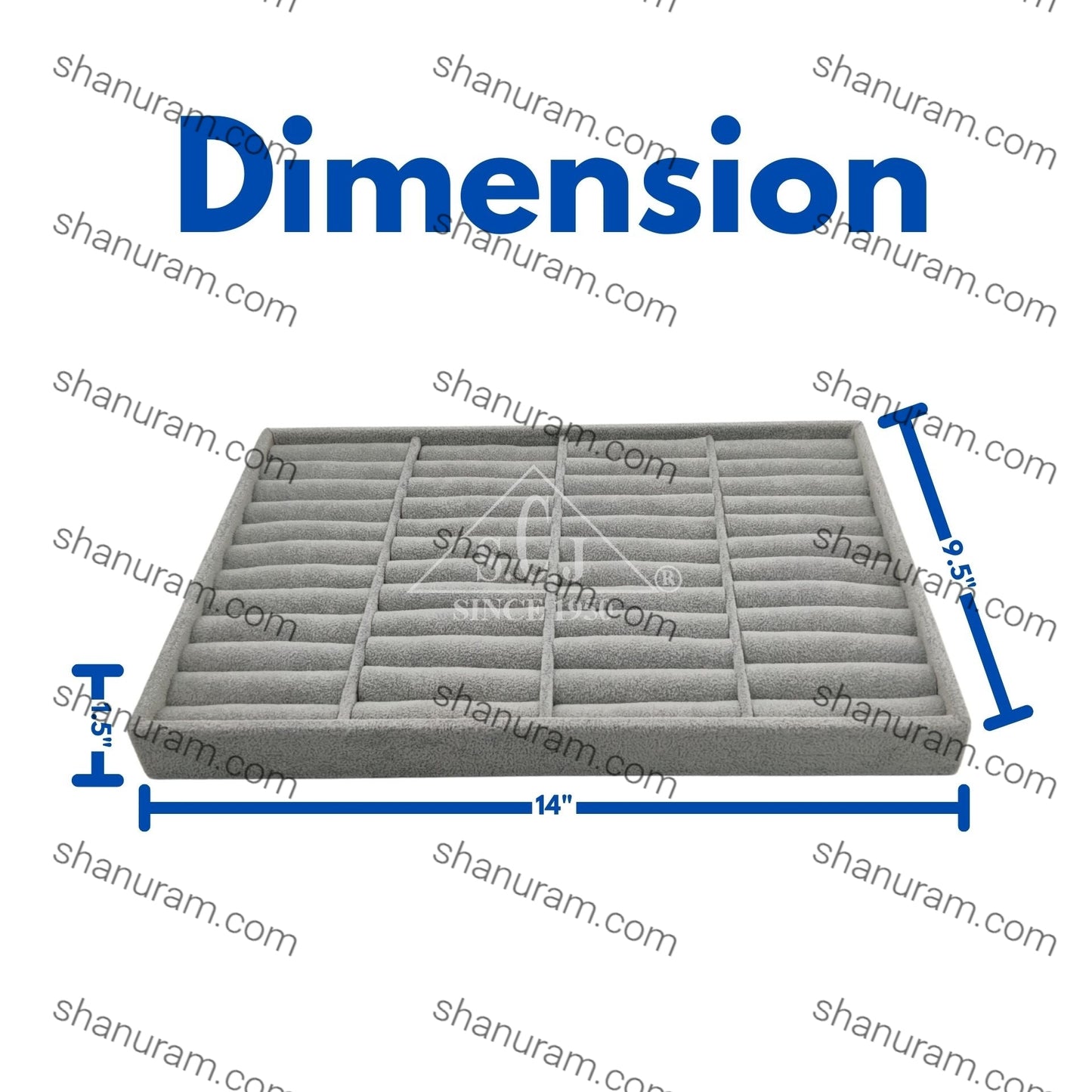 4-Shelves Ring Jewellery Display Tray
