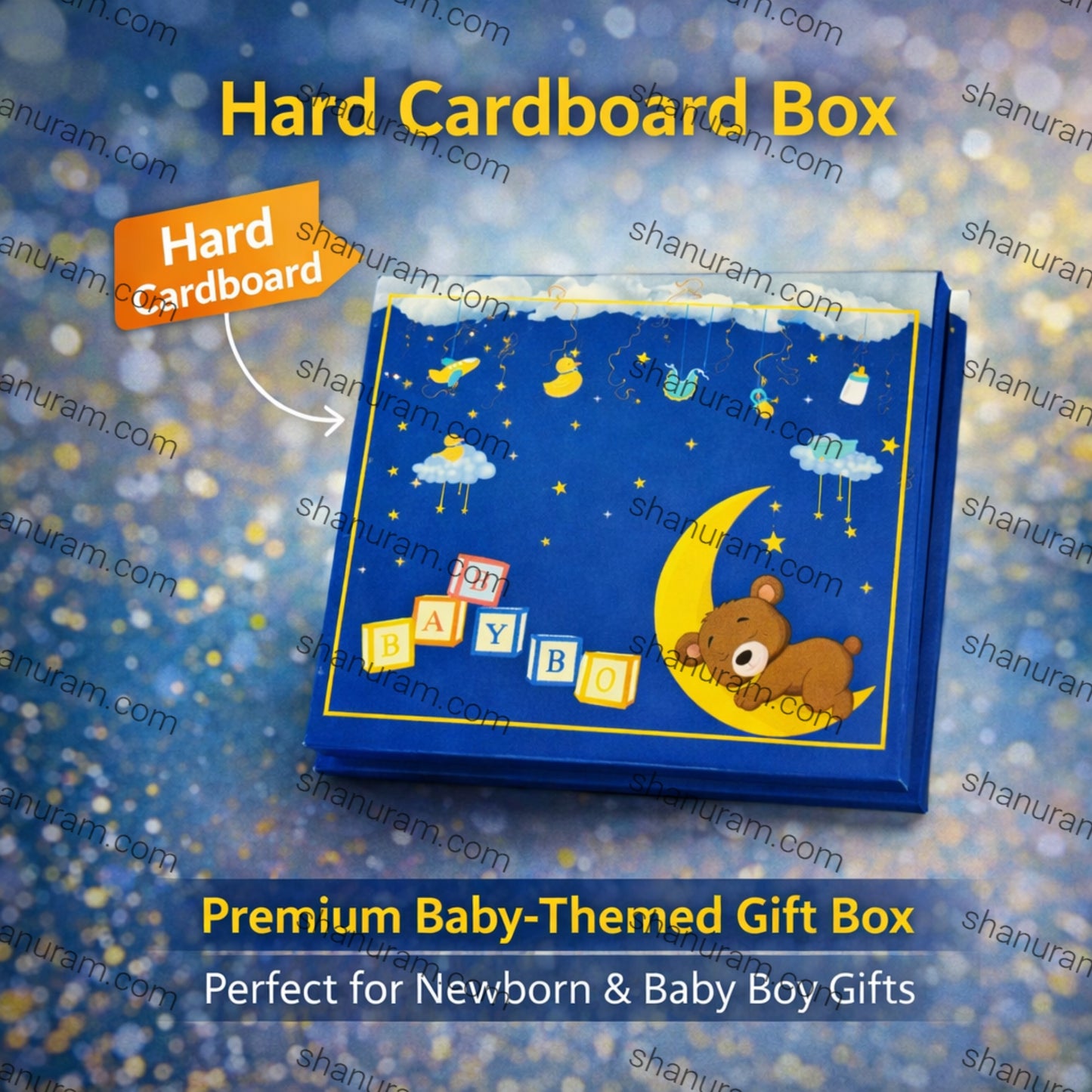 1 Gram Pure Silver Gift Coin in Premium Baby-Themed Hard Cardboard Box