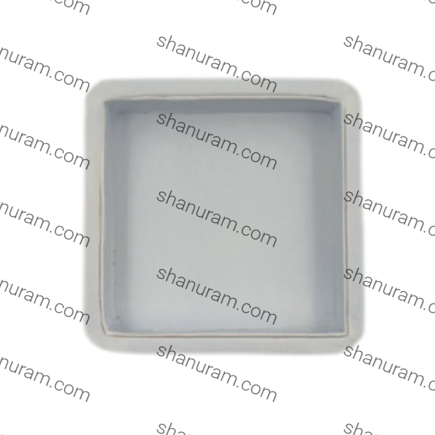 Small White Rexine Tray