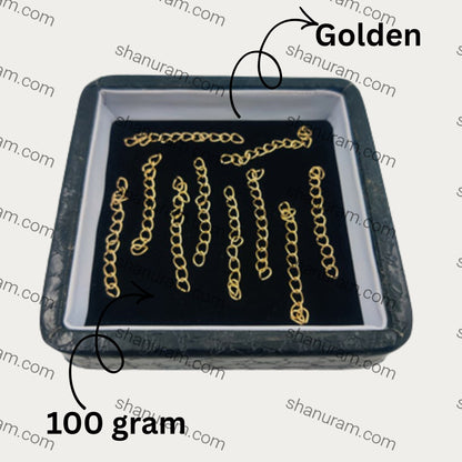 SCJ Metal Necklace/ Bracelet Extender Chain Set