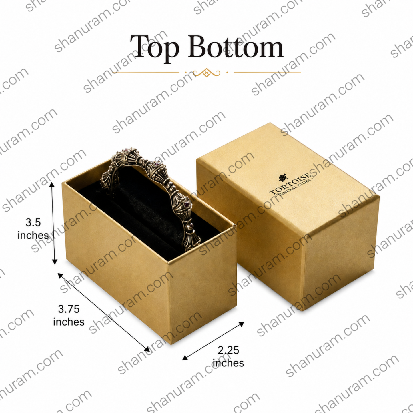 Single Standing Bangle Box | Premium Hard Cardboard Jewelry Gift Box | Customizable Logo Packaging