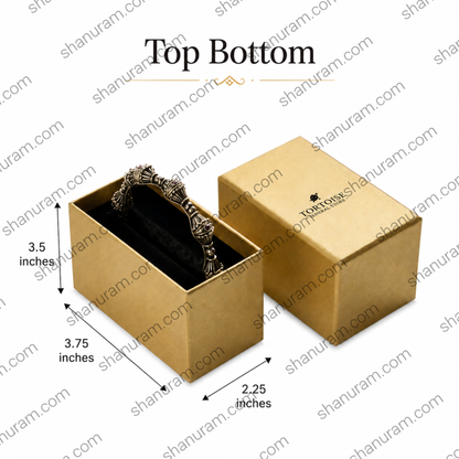 Single Standing Bangle Box | Premium Hard Cardboard Jewelry Gift Box | Customizable Logo Packaging