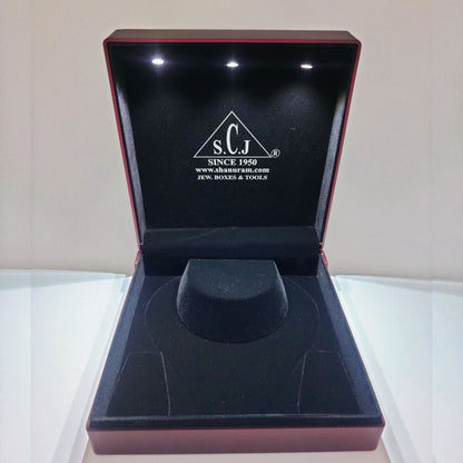 Premium Red Silk Series Choker Set LED Light Box