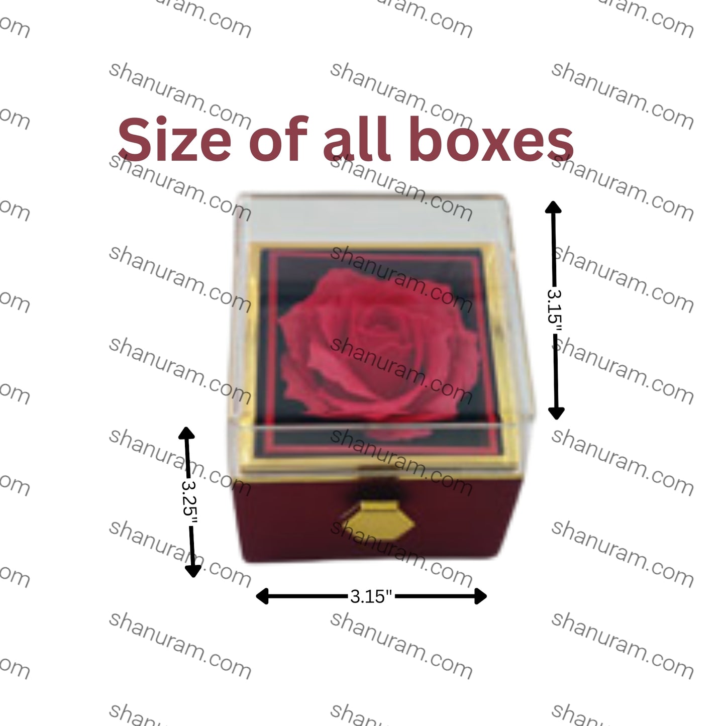 SCJ Pendant Flower Jewellery Box