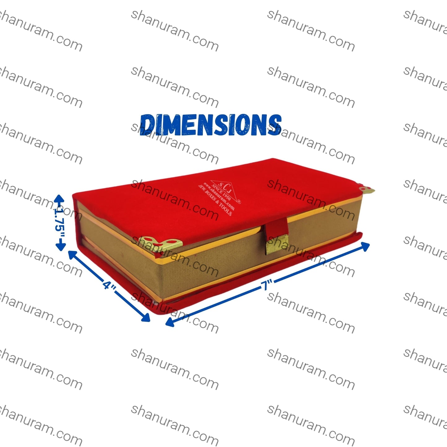 Traditional Velvet Double Bangle Box (NGP) | Double Bangle Jewellery Box