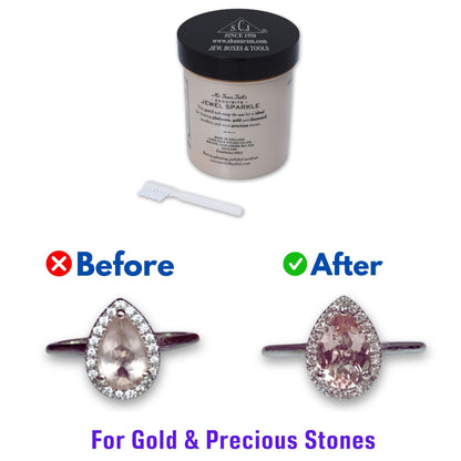 Town Talk Jewel Sparkle Liquid Cleaner | Gold & Precious Stone Jewellery Bath - 225ml