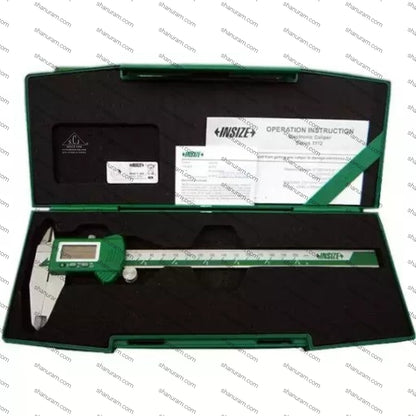 Insize Digital Vernier Caliper 150mm (6 Inch) – Stainless Steel Electronic Measuring Tool with LCD Display & Protective Case