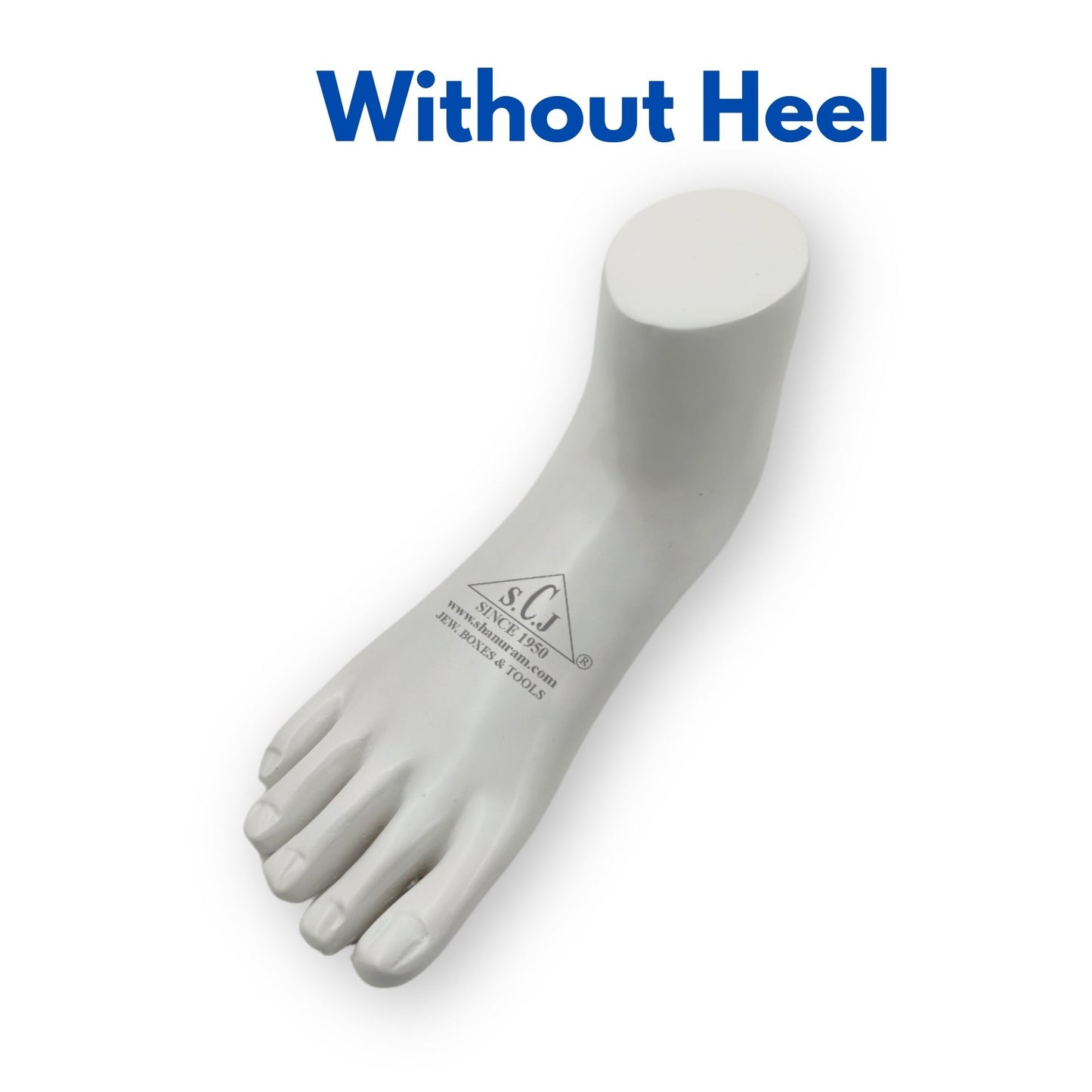 Mannequin Anklet Toe Ring Payal Mannequin Leg Foot Jewellery Display Stand Holder White Without Heel