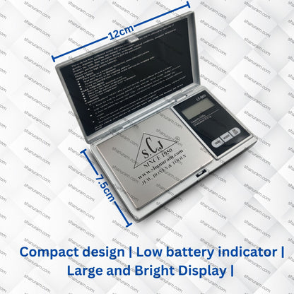 ACE LT-500 Jewellery Pocket Weighing Scale | Digital Professional Scale | Gems and Jewellery Weighing Scale
