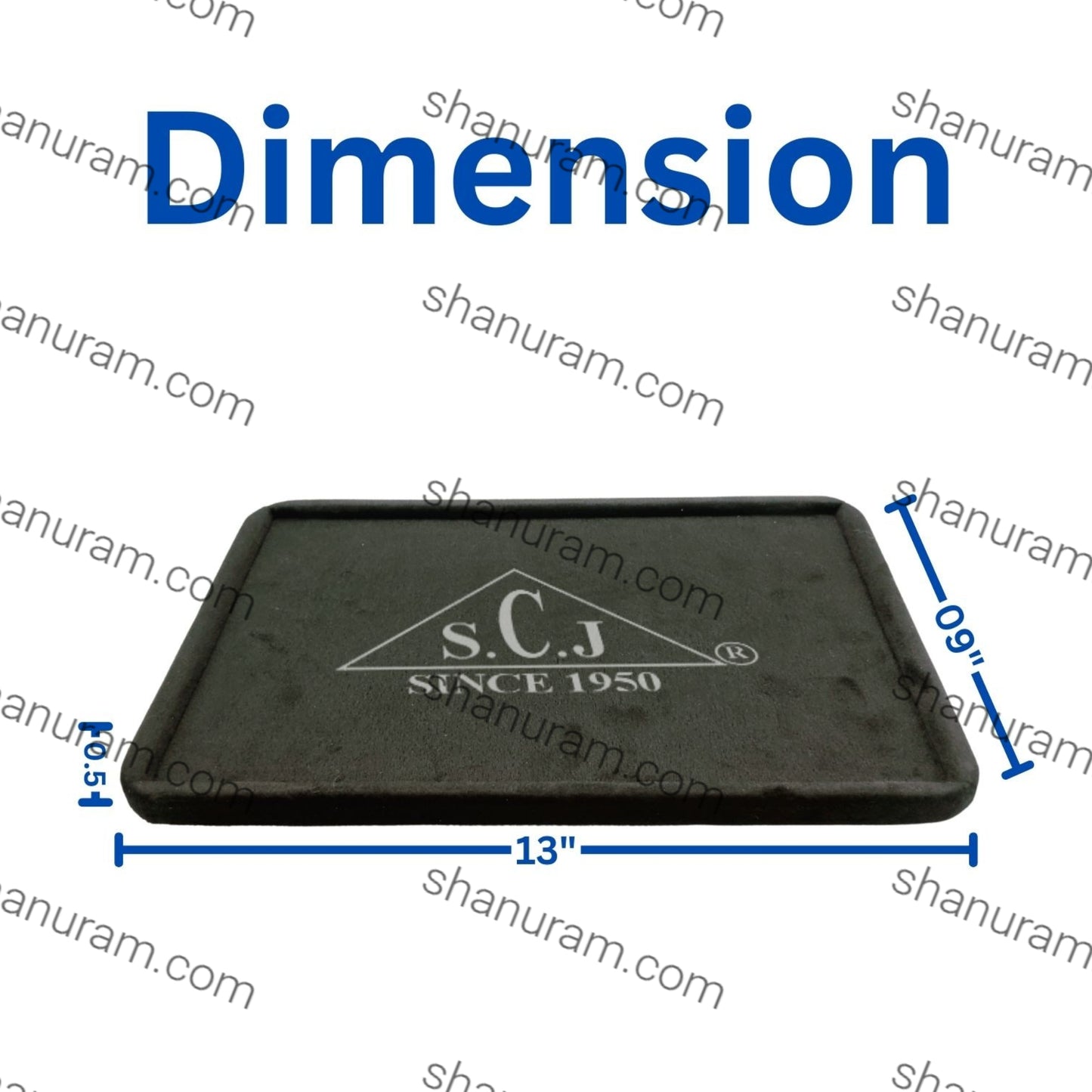 Black Suede Fabric Round Boundary Jewellery Display Tray