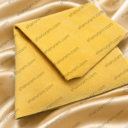Premium Natural Chamois Leather Cleaning Cloth 12 x 12 cm | Scratch-Free Polishing & Drying Cloth