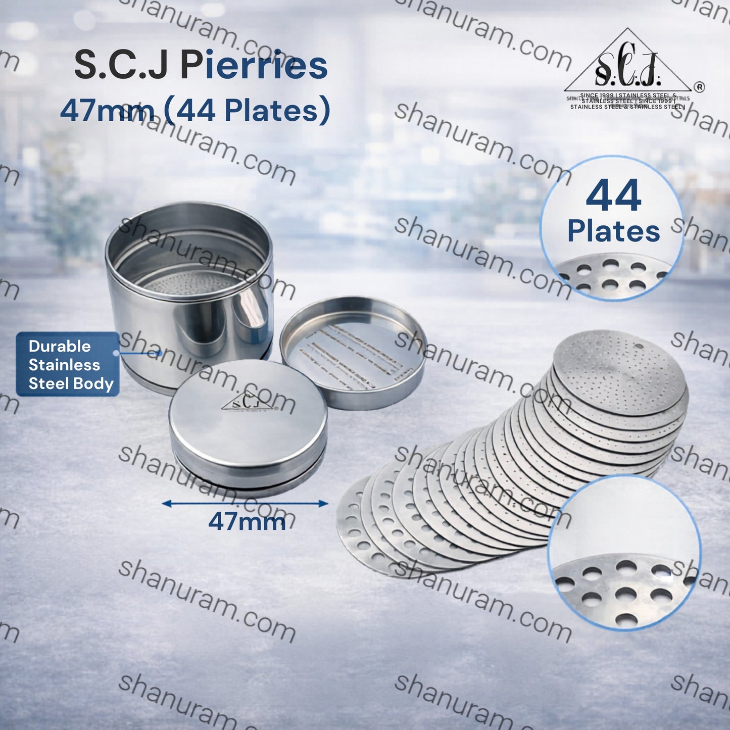 S.C.J Pierries  47mm(44 Plates)