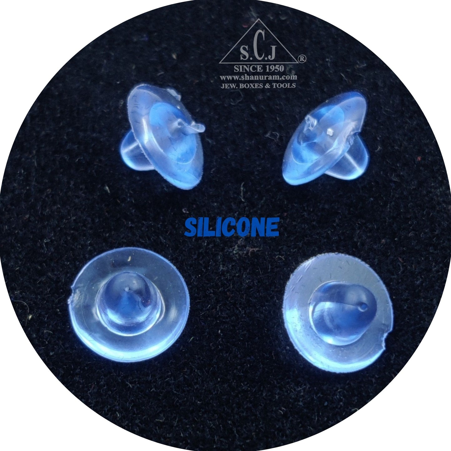 Clear Silicone Back Stoppers Earring Plugs Earring Plugs 1000 pcs for Gold and Silver Earrings | Silicone Earring Backs | Clear Earring Stoppers