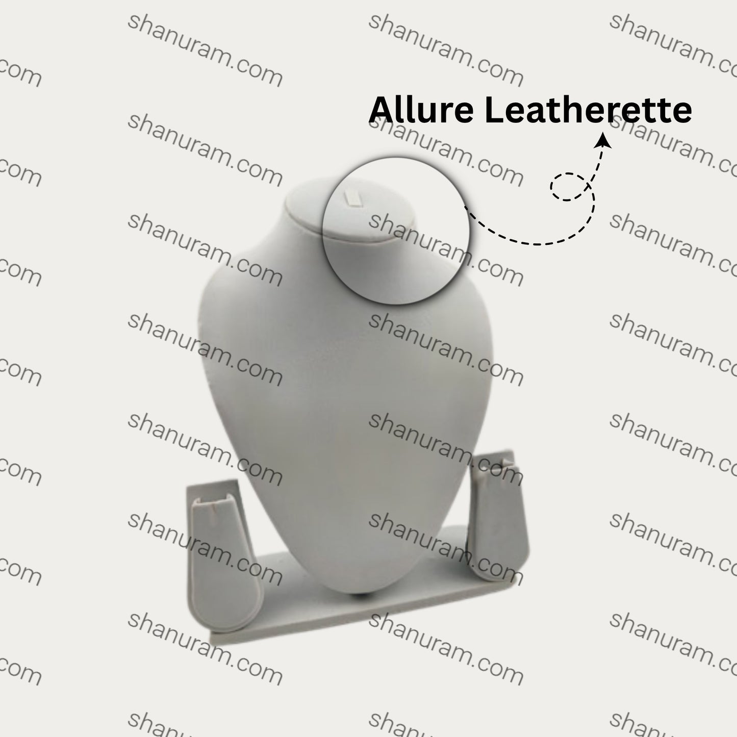 Necklace and Earring Set Allure Leatherette Display Stand