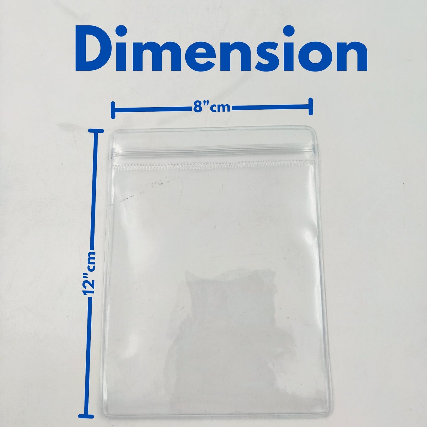 Hard Zip Lock Pouch – 100 Piece Pack (12x18 cm) | Heavy-Duty Resealable Bags