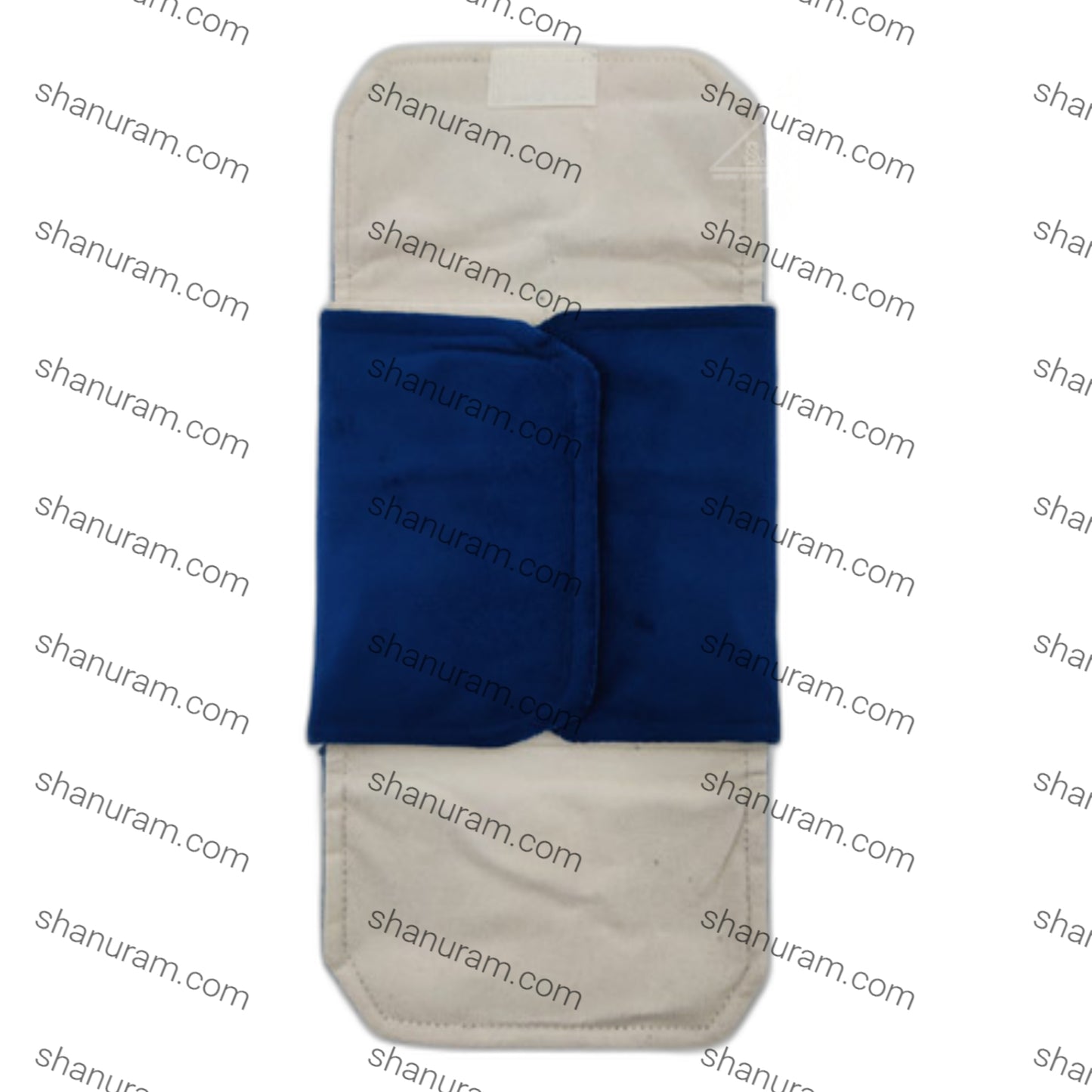 Navy Blue Suede Fabric Small Necklace Set Folder