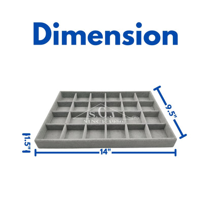 24-Grid Jewellery Stock Display Tray