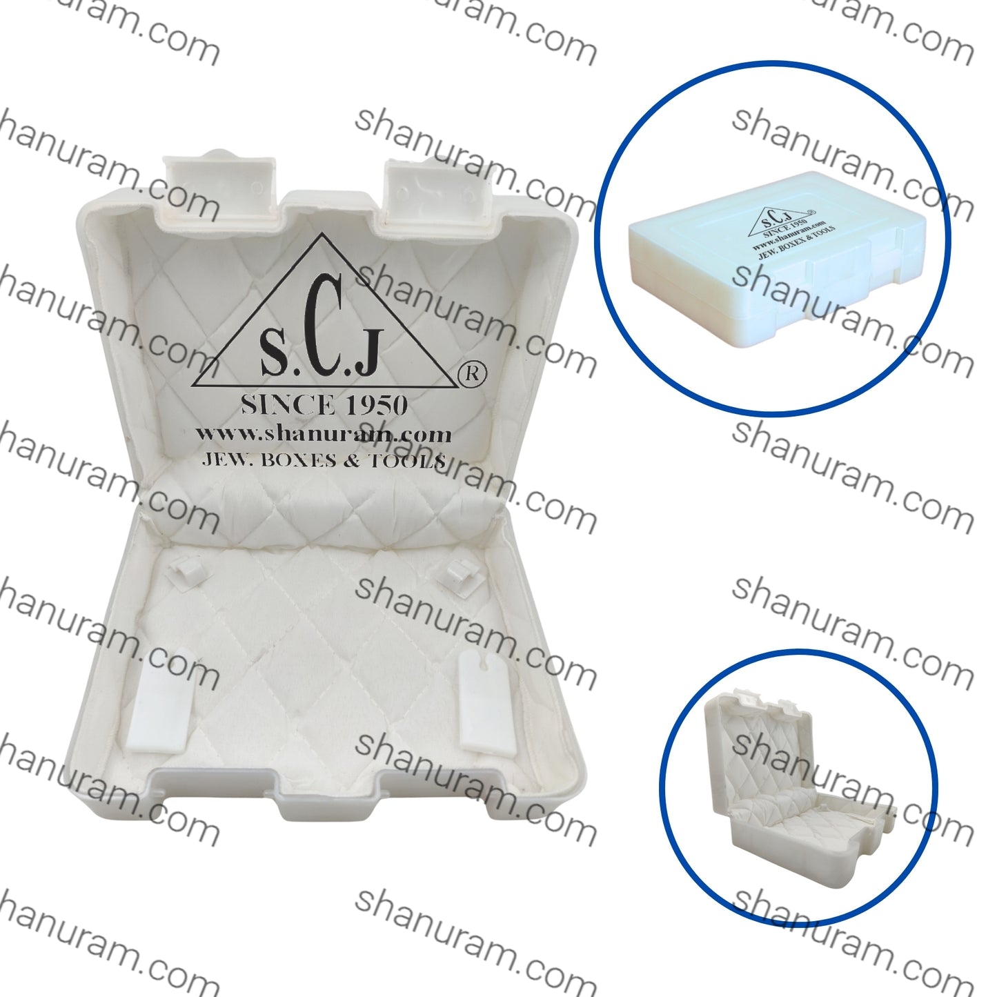 SCJ Small Choker Box – Pack of 10 | Durable Jewellery Storage with Soft Cloth Lining
