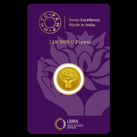 Lotus 24k (999.9) 4 gm Gold Coin