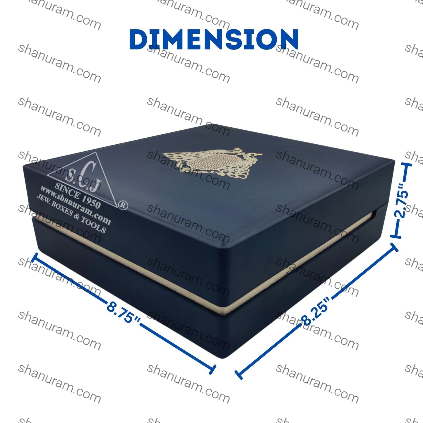 Premium Blue Silk Series Choker Set LED Light Box
