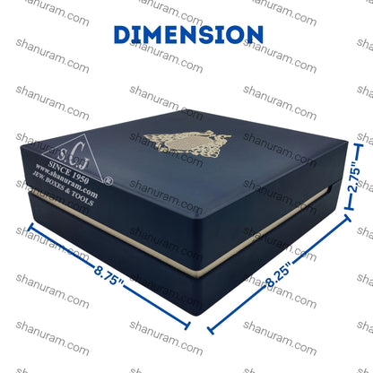 Premium Blue Silk Series Choker Set LED Light Box