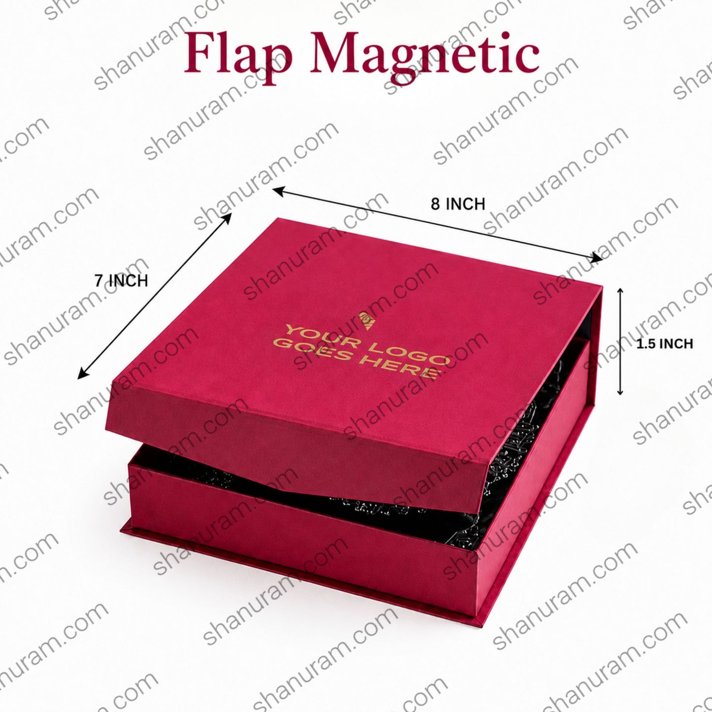 Premium Hard Cardboard Necklace Gift Box | Magnetic Flap, Top Bottom & Slider Jewellery Packaging | Custom Logo Printing