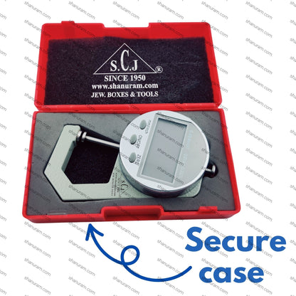 SCJ Electronic Thickness Gauge 0-25.4mm/1"