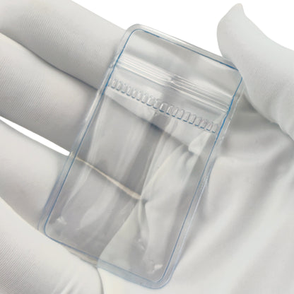 Hard Zip Lock Pouch – 100 Piece Pack (3x4 cm) | Mini Resealable Storage Bags